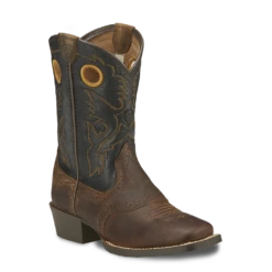 Ariat Children’s Distressed Brown Roughstock Cowboy Boot 10016239