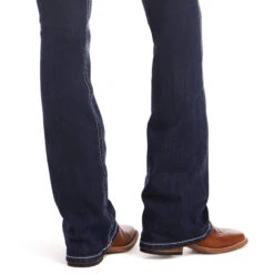 Ariat® Ladies R.E.A.L Mid Rise Stretch Entwined Bootcut Jeans 10017510 -Ariat Shoes Shop 10017510 03