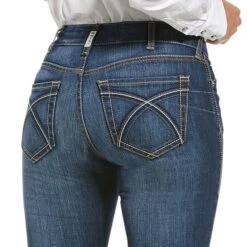 Ariat® Ladies Rosa Perfect Rise Cooling Fabric Boot Cut Jeans 10027713 -Ariat Shoes Shop 10027713 01