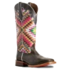 Ariat Ladies Eye Dazzler Aztec & Iron Grey Fonda Boots 10029709 -Ariat Shoes Shop 10029709