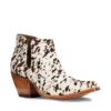 Ariat Ladies Dixon Brown & White Cowhide Ankle Bootie 10033882 -Ariat Shoes Shop 10033882