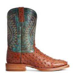 Ariat® Men's Gallup Roaring TurquoiseExotic Boots 10034113 -Ariat Shoes Shop 10034113 side