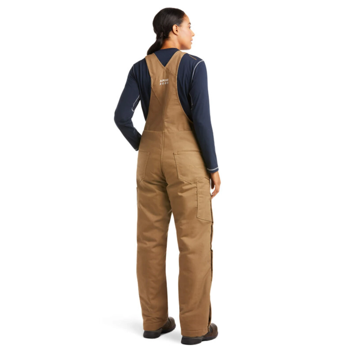 Ariat® Ladies Rebar DuraCanvas Insulated Khaki Work Overalls 10036685 4 Ariat® Ladies Rebar DuraCanvas Insulated Khaki Work Overalls 10036685 - Image 2