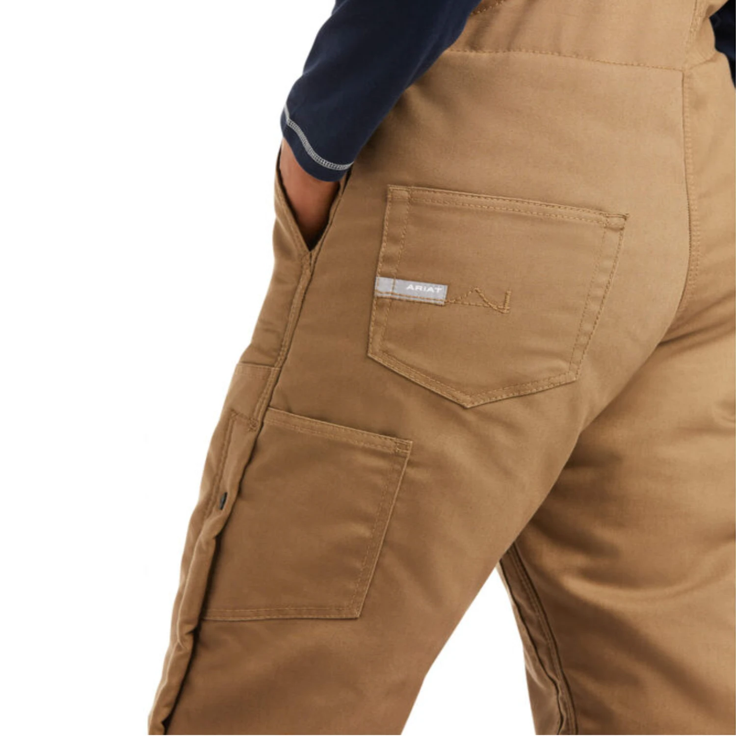 Ariat® Ladies Rebar DuraCanvas Insulated Khaki Work Overalls 10036685 7 Ariat® Ladies Rebar DuraCanvas Insulated Khaki Work Overalls 10036685 - Image 5