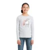 Ariat Children's My Unicorn Long Sleeve Heather Grey T-Shirt 10037353 2 Ariat Children's My Unicorn Long Sleeve Heather Grey T-Shirt 10037353 -Ariat Shoes Shop 10037353 front