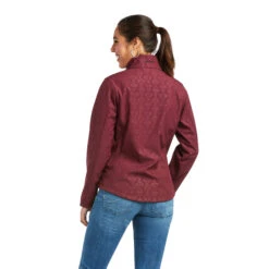 Ariat Ladies REAL Windsor Wine Embossed Concealed Carry Jacket 10037450 -Ariat Shoes Shop 10037450 02