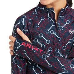 Ariat Youth Lowell 2.0 Team Print 1/4 Zip Baselayer Pullover 10037460 7 Ariat Youth Lowell 2.0 Team Print 1/4 Zip Baselayer Pullover 10037460 -Ariat Shoes Shop 10037460 01