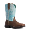 Ariat Ladies Anthem 2.0 Crackled Mahogany & Ombre Blue Boots 10038331 -Ariat Shoes Shop 10038331