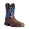 Ariat Kid's Sorting Pen Chocolate & Navy Leather Boots 10038333