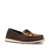 Ariat Ladies Chocolate Suede & Leopard Hair On Cruiser Shoe 10038413 -Ariat Shoes Shop 10038413