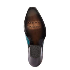 Ariat Ladies Pendleton Dixon Aged Turquoise Snip Toe Booties 10038474 9 Ariat Ladies Pendleton Dixon Aged Turquoise Snip Toe Booties 10038474 -Ariat Shoes Shop 10038474 sole