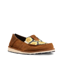 Ariat Ladies Cruiser Peanut & Field Of Sun Print Shoes 10040356