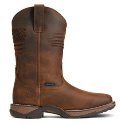 Ariat Ladies Anthem Patriot Waterproof Brown Square Toe Boots 10040369 12 Ariat Ladies Anthem Patriot Waterproof Brown Square Toe Boots 10040369 -Ariat Shoes Shop 10040369 3