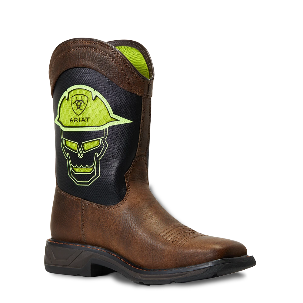 Ariat Boy's Workhog XT VenTEK™ All Nighter Square Toe Boots 10040399 3 Ariat Boy's Workhog XT VenTEK™ All Nighter Square Toe Boots 10040399