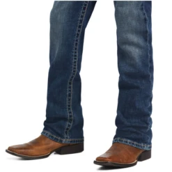 Ariat® Boys B5 Wilson Slim Wave Blue Straight Leg Jeans 10040502 12 Ariat® Boys B5 Wilson Slim Wave Blue Straight Leg Jeans 10040502 -Ariat Shoes Shop 10040502d