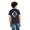 Ariat® Youth Boy's Diamond Wood Navy Graphic T-shirt 10040884 -Ariat Shoes Shop 10040884A