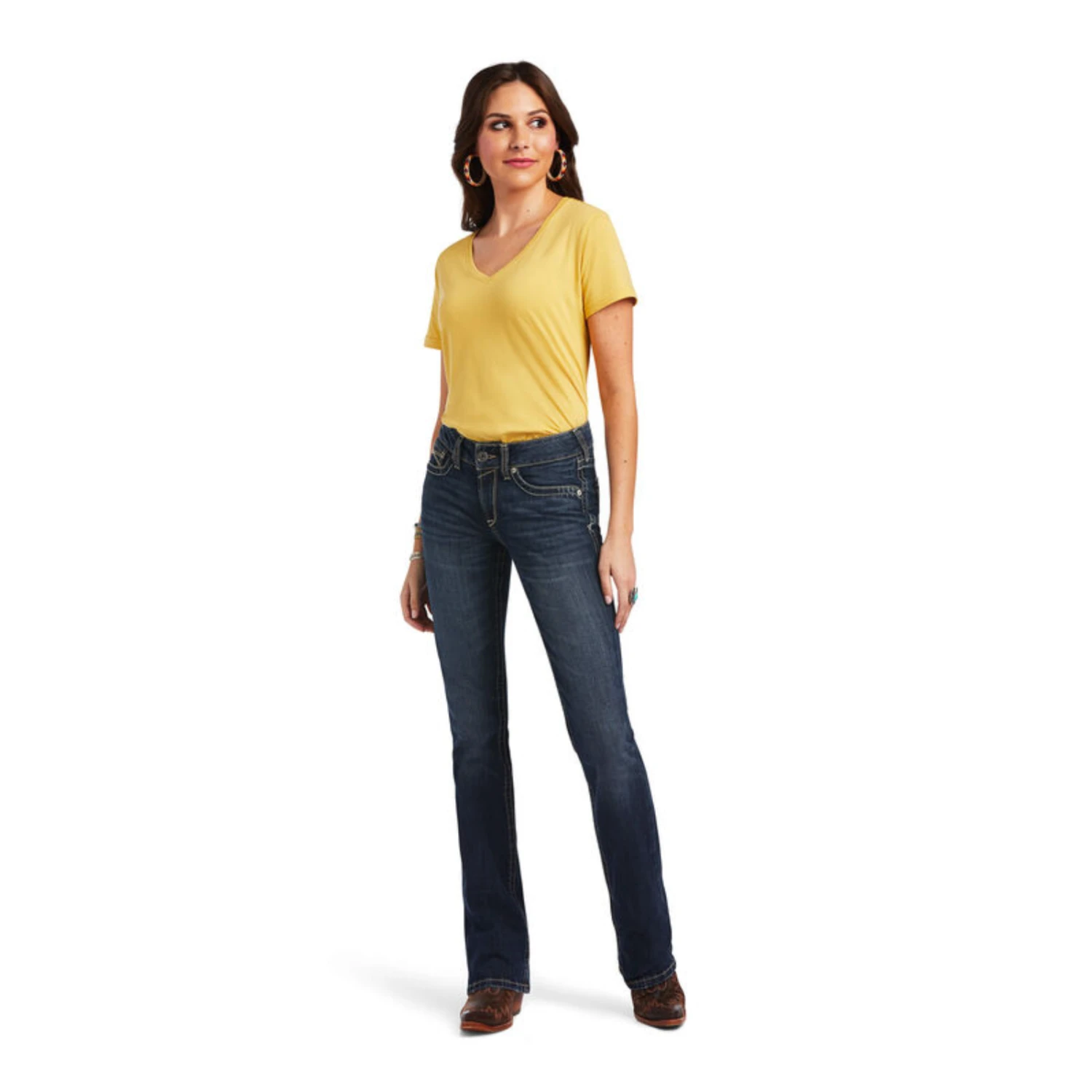 Ariat® Ladies R.E.A.L Lexi Perfect Rise Missouri Bootcut Jeans 10041059 5 Ariat® Ladies R.E.A.L Lexi Perfect Rise Missouri Bootcut Jeans 10041059 - Image 3