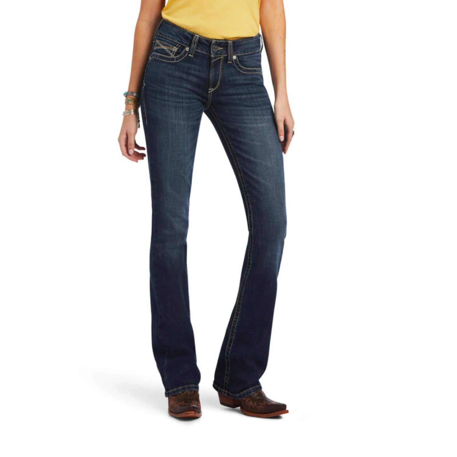 Ariat® Ladies R.E.A.L Lexi Perfect Rise Missouri Bootcut Jeans 10041059 4 Ariat® Ladies R.E.A.L Lexi Perfect Rise Missouri Bootcut Jeans 10041059 - Image 2