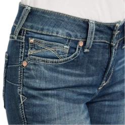 Ariat® Ladies R.E.A.L™ Daphne Perfect Rise Straight Leg Jeans 10041115 -Ariat Shoes Shop 10041115d