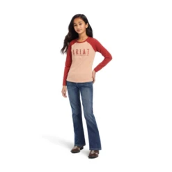 Ariat® Girl's R.E.A.L™ Palm Heather & Bossa Nova Arrow Shirt 10041324 -Ariat Shoes Shop 10041324a