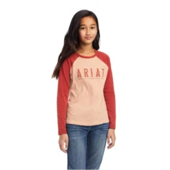 Ariat® Girl's R.E.A.L™ Palm Heather & Bossa Nova Arrow Shirt 10041324