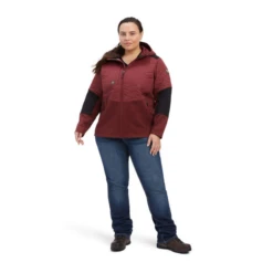 Ariat® Ladies Rebar Cloud 9 Insulated Maroon Jacket 10041444 -Ariat Shoes Shop 10041444b
