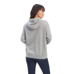 Ariat® Ladies R.E.A.L™ Beartooth Heather Grey Hoodie 10041632 -Ariat Shoes Shop 10041632d