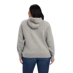 Ariat® Ladies R.E.A.L™ Beartooth Heather Grey Hoodie 10041632 -Ariat Shoes Shop 10041632e