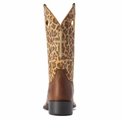 Ariat® Ladies Round Up Crossroads Brown Leopard Western Boots 10042384 11 Ariat® Ladies Round Up Crossroads Brown Leopard Western Boots 10042384 -Ariat Shoes Shop 10042384c