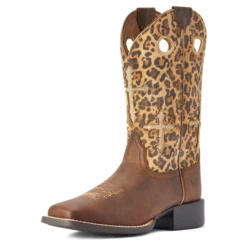 Ariat® Ladies Round Up Crossroads Brown Leopard Western Boots 10042384 13 Ariat® Ladies Round Up Crossroads Brown Leopard Western Boots 10042384 -Ariat Shoes Shop 10042384d