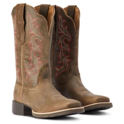 Ariat® Ladies Hybrid Rancher Stretchfit Pebble Pull On Boots 10042385 -Ariat Shoes Shop 10042385a
