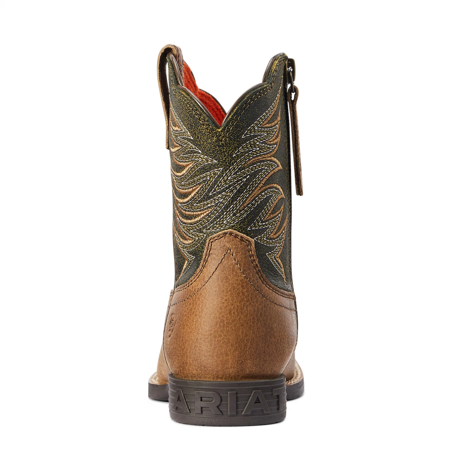 Ariat® Children's Firecatcher Alfalfa & Brown Square Toe Boots 10042416 7 Ariat® Children's Firecatcher Alfalfa & Brown Square Toe Boots 10042416 - Image 5