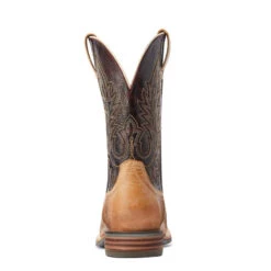 Ariat Men's Ridin' High Desert Tan & Dark Brick Square Toe Boots 10042469 11 Ariat Men's Ridin' High Desert Tan & Dark Brick Square Toe Boots 10042469 -Ariat Shoes Shop 10042469 heel