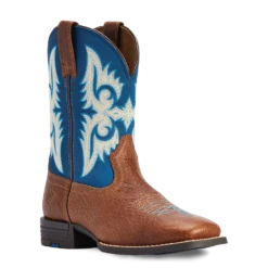 Ariat Children's Lonestar Red Dirt Road & Blue Waves Square Toe Boots 10042597