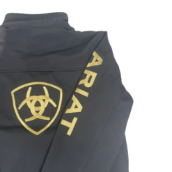 Ariat® Youth New Team Black & Gold Softshell Jacket 10043052 -Ariat Shoes Shop 10043052c