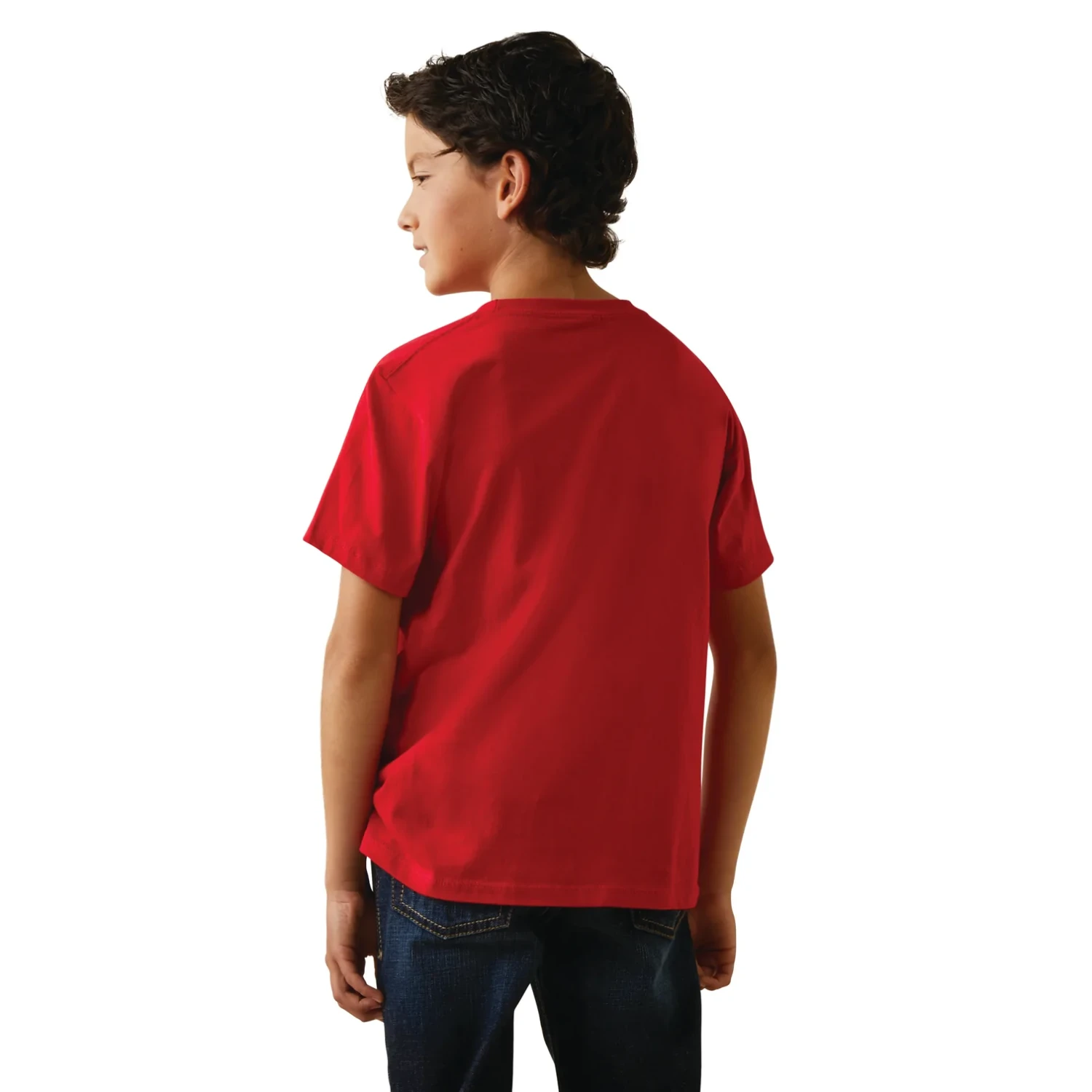 Ariat® Youth Boy's Viva Mexico Independent SMU Red T-Shirt 10043065 4 Ariat® Youth Boy's Viva Mexico Independent SMU Red T-Shirt 10043065 - Image 2