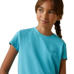Ariat® Girls Varsity Camo Maui Blue T-Shirt 10043735 10 Ariat® Girls Varsity Camo Maui Blue T-Shirt 10043735 -Ariat Shoes Shop 10043735d