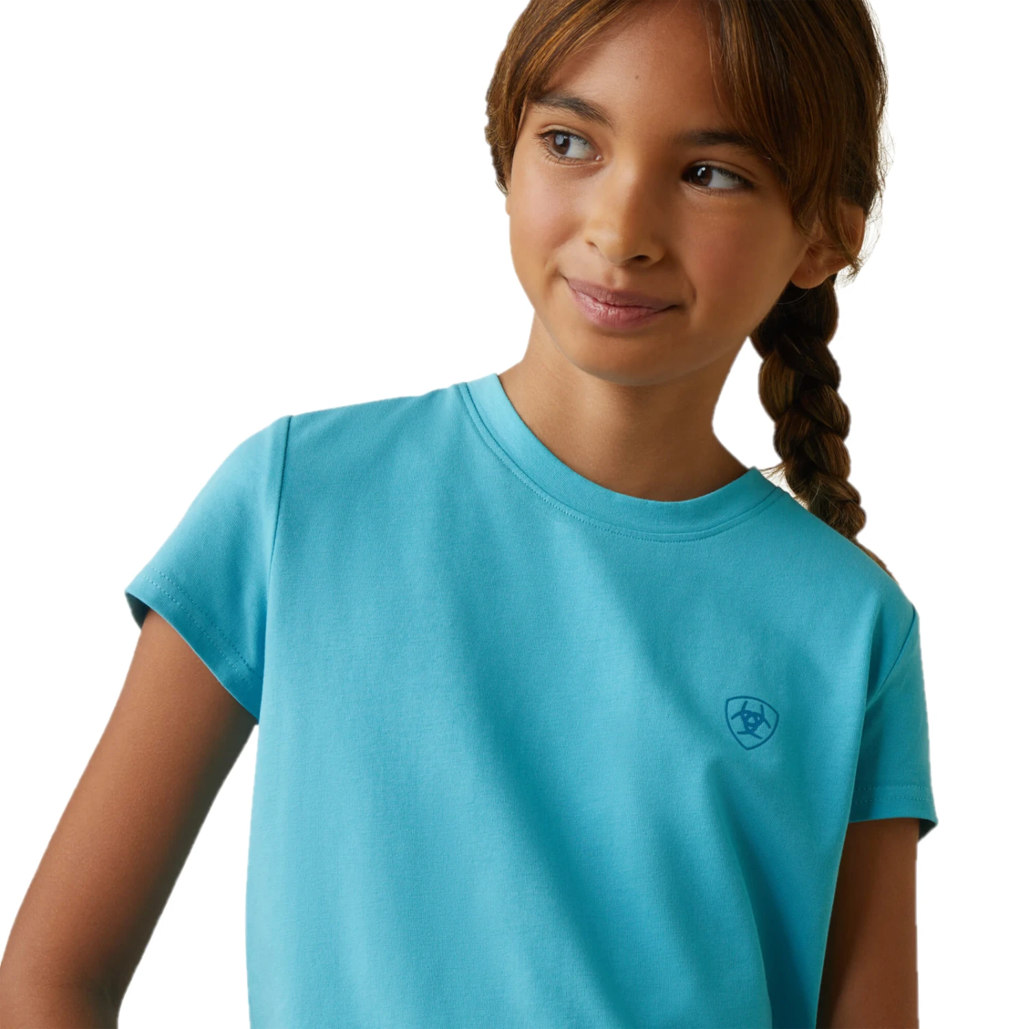 Ariat® Girls Varsity Camo Maui Blue T-Shirt 10043735 6 Ariat® Girls Varsity Camo Maui Blue T-Shirt 10043735 - Image 4