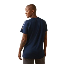 Ariat® Ladies Rebar Heat Fighter Navy Dusk T-Shirt 10043845 -Ariat Shoes Shop 10043845c