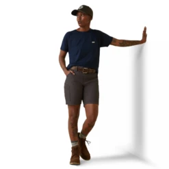 Ariat® Ladies Rebar Heat Fighter Navy Dusk T-Shirt 10043845 -Ariat Shoes Shop 10043845e