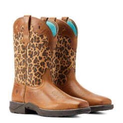 Ariat® Ladies Anthem Savanna Tortuga & Leopard Print Tan Boots 10044410 -Ariat Shoes Shop 10044410 pair