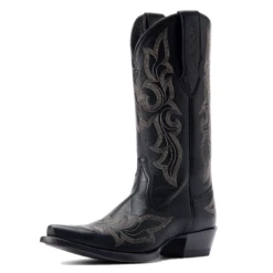 Ariat® Ladies Jennings Stretchfit Black Deertan Western Boots 10044501 14 Ariat® Ladies Jennings Stretchfit Black Deertan Western Boots 10044501 -Ariat Shoes Shop 10044501a
