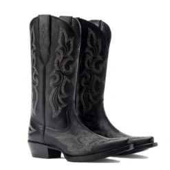 Ariat® Ladies Jennings Stretchfit Black Deertan Western Boots 10044501 16 Ariat® Ladies Jennings Stretchfit Black Deertan Western Boots 10044501 -Ariat Shoes Shop 10044501g
