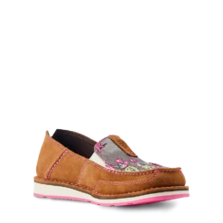 Ariat® Ladies Cruiser Western Aloha Hula Print Tan Shoes 10044514