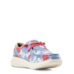 Ariat® Ladies Hilo Aloha Pareau Print Red White & Blue Shoes 10044522