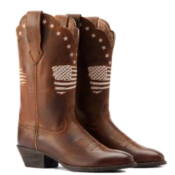 Ariat® Ladies Heritage Liberty Stretch Fit Sassy Brown Boots 10044541 -Ariat Shoes Shop 10044541g