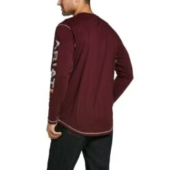 Ariat® Men's Rebar™ Workman Logo Malbec Red Pocket T-Shirt 10032963 -Ariat Shoes Shop 57 2e40cb03 6a6a 45e4 97bf 88e7b9441a35