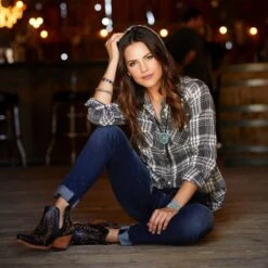 Ariat® Ladies Dixon Brooklyn Black Western Ankle Boots 10029653 -Ariat Shoes Shop 57 c27d7970 48a8 418c ab85 6aa0b2493cc3