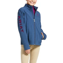 Ariat® Childrens Marine Blue New Team Softshell Jackets 10032686