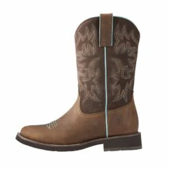 Ariat Ladies Delilah Round Toe Distressed Brown Boots 10021457 -Ariat Shoes Shop 57 e75b37ca c73d 489f adf6 7828bc102d19